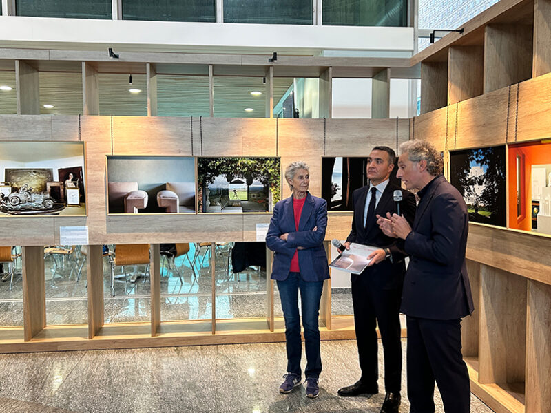 Foto dell'inaugurazione della nuova sala espositiva a Candiolo