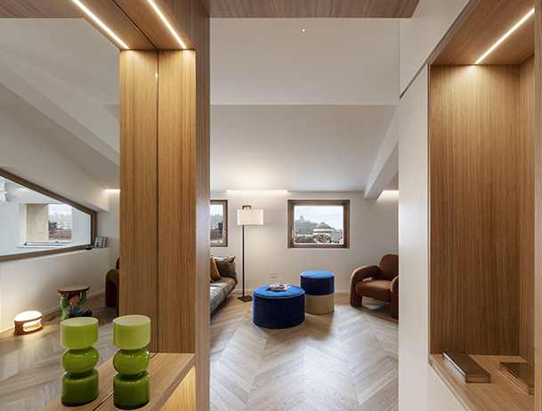 interno casa Gran Madre a Torino