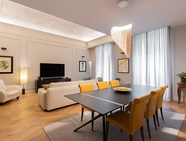 interno casa in via San Quintino a Torino